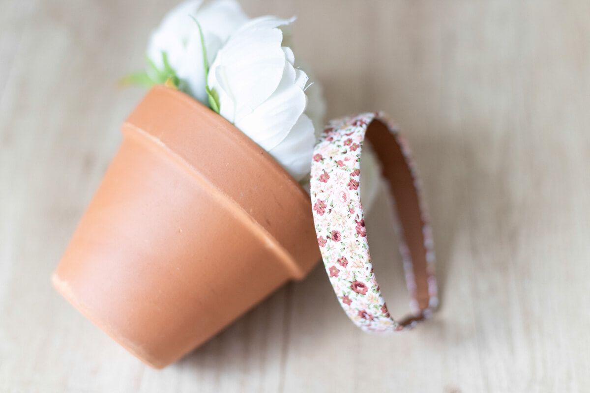 Diadema Tocado Lazo Trenza Rafia Rosa Verde Beige Complemento Personalizado6 Little Things